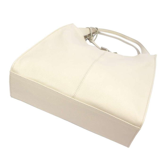 Dámska kožená kabelka Gregorio 1725 DOLLARO Shopperbag Beige
